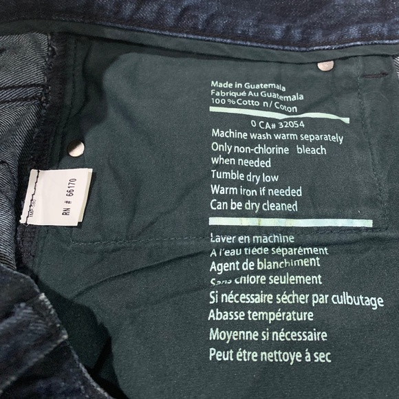 BDG Skinny Jeans Dark Blue Mens Size 34 - Picture 4 of 4